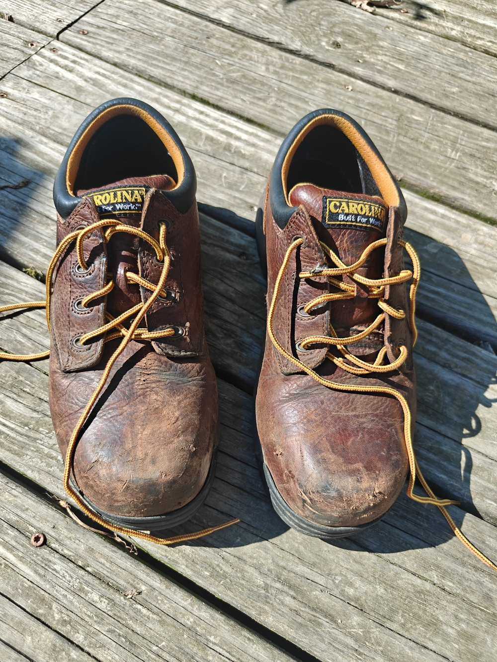 Carolina Men's Brown Leather Work Boots
